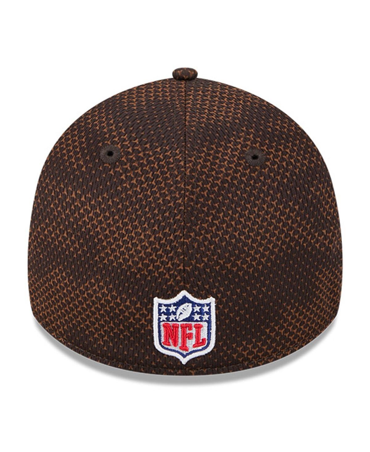 New Era Men'sCleveland Browns 2024 Sideline 39THIRTY Flex Hat - Brown