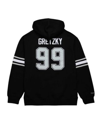 Men's Wayne Gretzky Black Los Angeles Kings 1993 Name Number Premium Pullover Hoodie