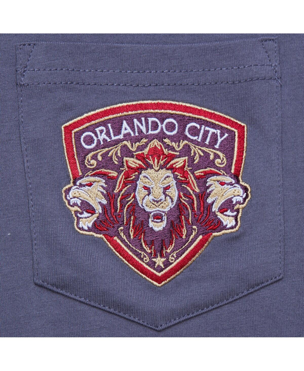 Mitchell & Ness Men's Orlando City Sc 10th Anniversary Premium Pocket T-shirt