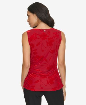 macys velvet tops