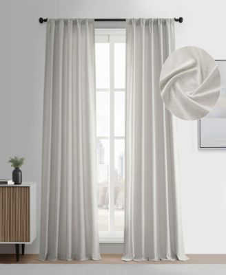 Simply Faux Linen Light Filtering Curtain Pair (2 Panels)