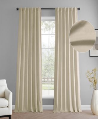 Simply Velvet Room Darkening Curtain Pair (2 Panels)