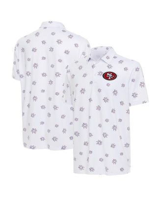 Men's White San Francisco 49ers Fireworks Polo