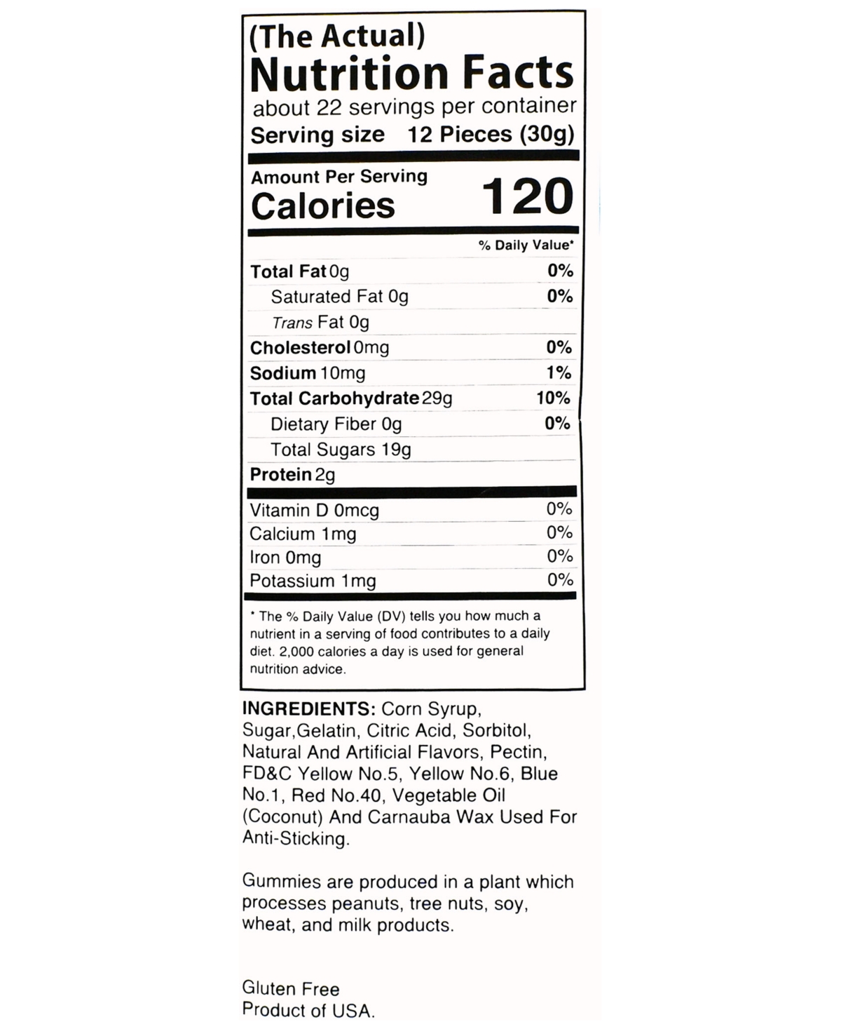 IT'SUGAR GUMMY BEARS CEREAL GIFT BOX, 24 OZ 
