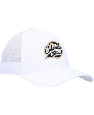 Men's White Colorado Buffaloes Brant Trucker Adjustable Hat