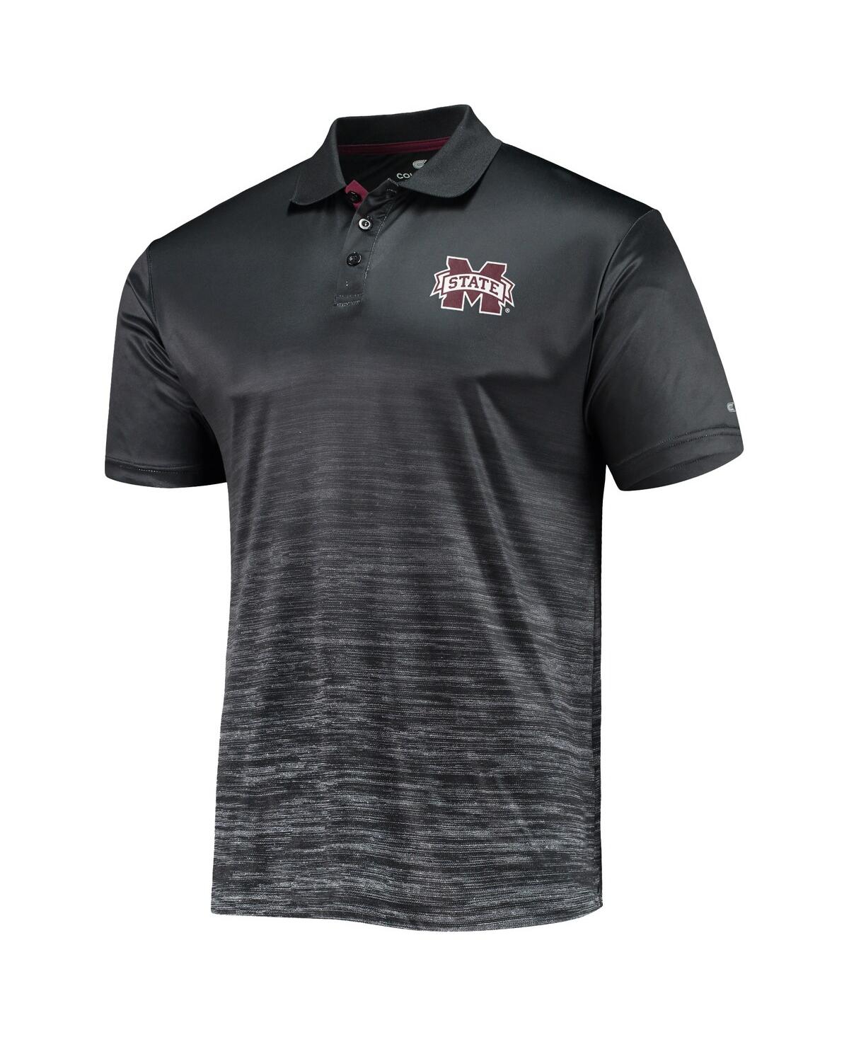 Colosseum Men'sMississippi State Bulldogs Marshall Polo - Black