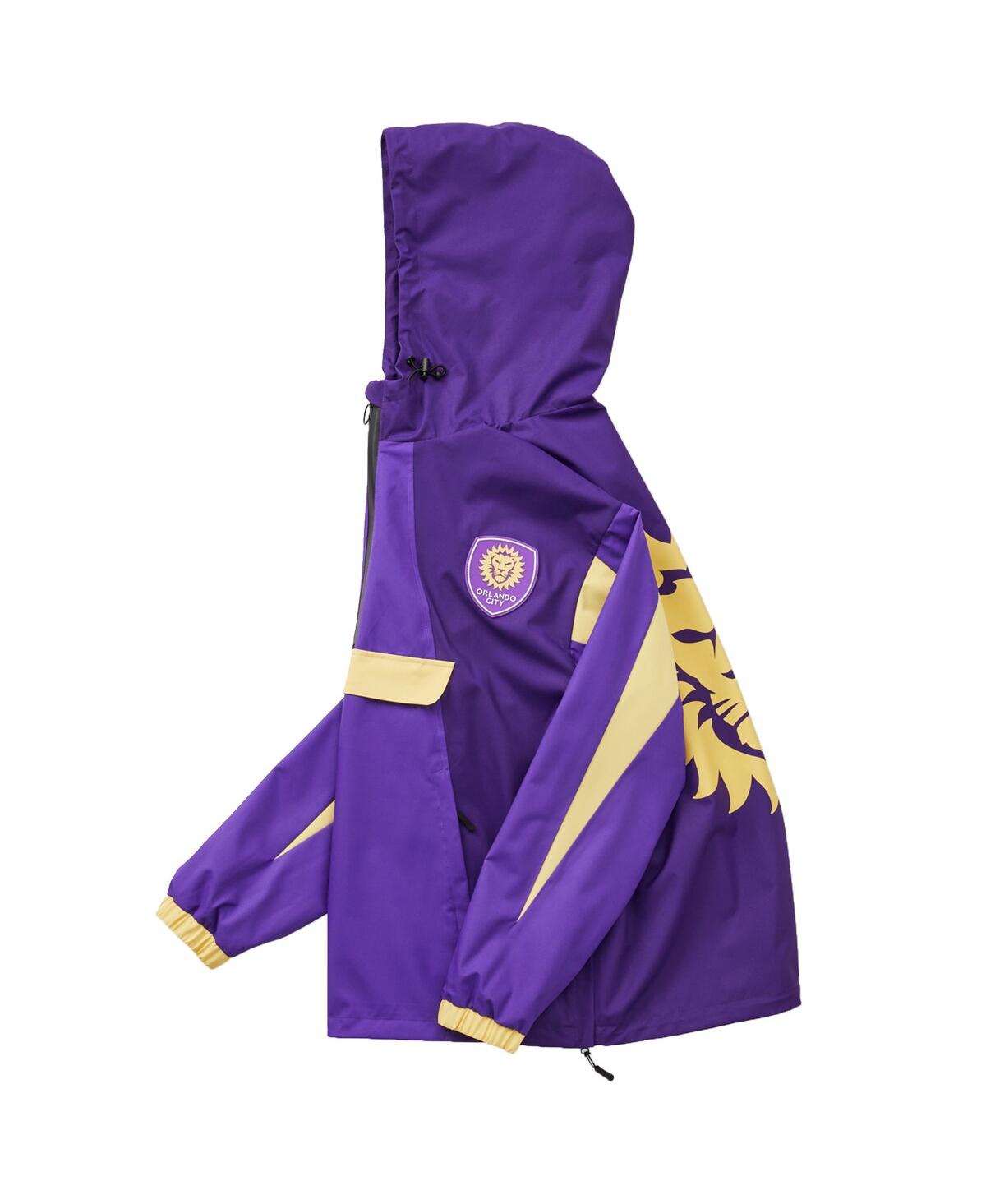 Live Breathe Futbol Men's and Women'sOrlando City Sc Tekker Half-Zip Anorak Jacket - Purple
