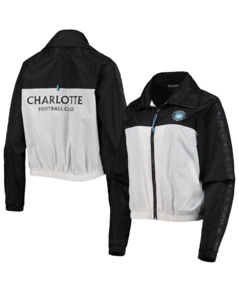Женские куртки The Wild Collective Women's Black Charlotte FC Anthem Full-Zip Jacket