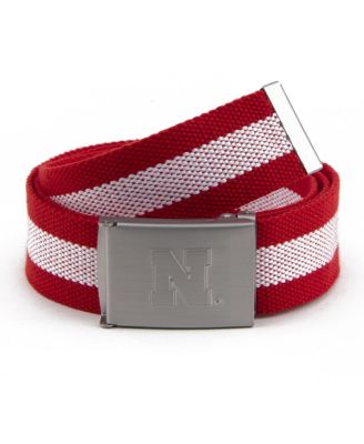 Men's Nebraska Huskers Fabric Belt