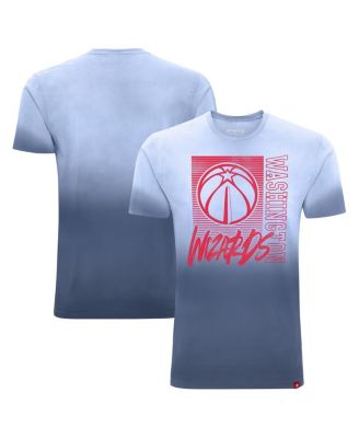 Men's and Women's Navy Washington Wizards Bingham Sun-Fade T-Shirt