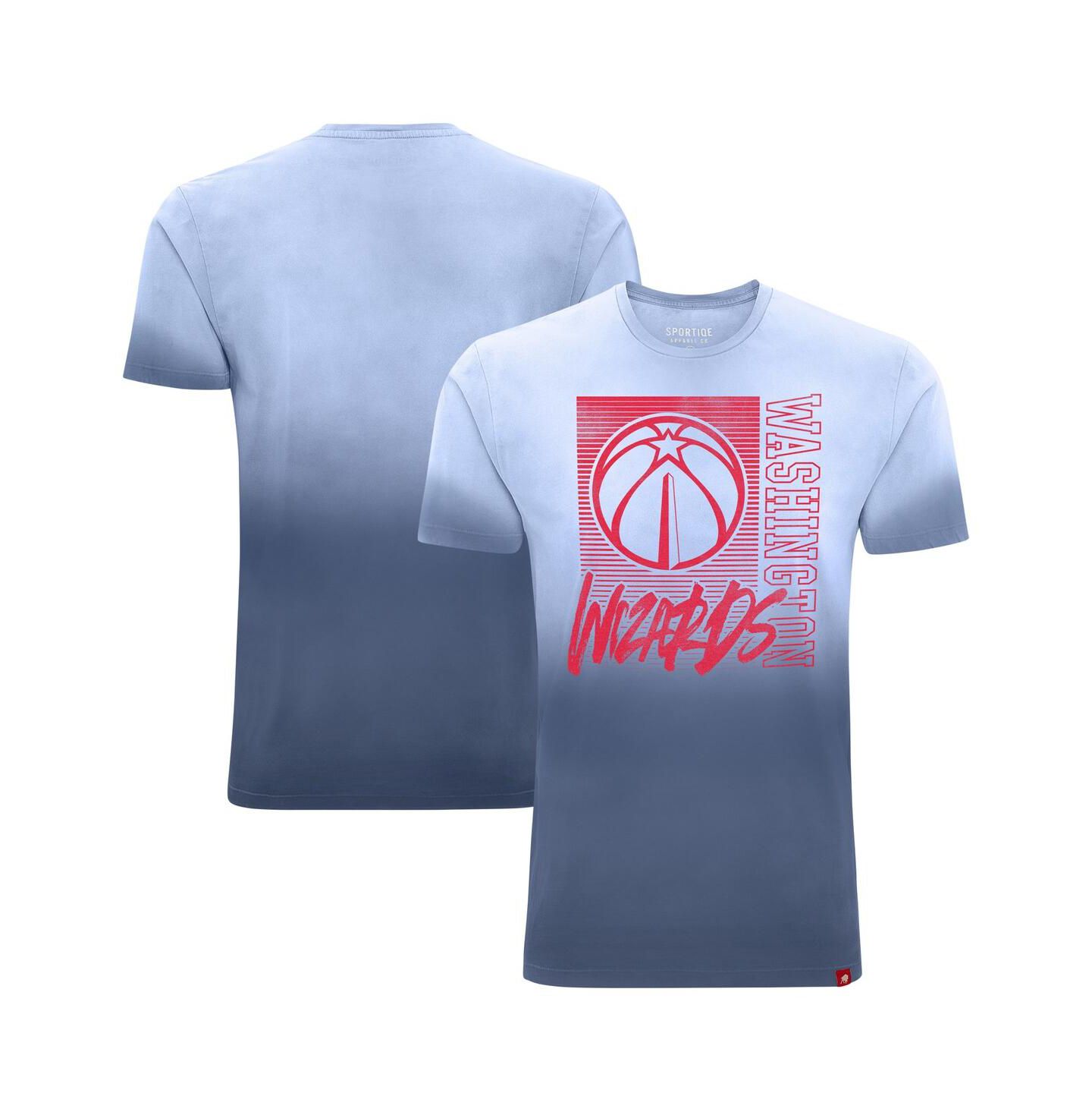 Футболка Sportiqe Navy Washington Wizards Bingham Sun-Fade — фото 1
