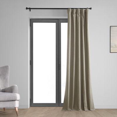 Thermal Cross Linen Weave Blackout Curtain