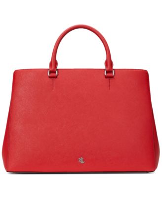 Crosshatch Leather Large Hanna Satchel