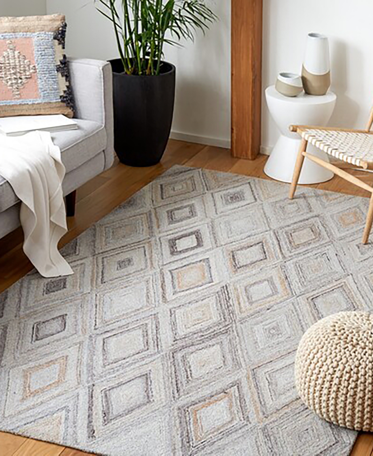 Safavieh Metro Vi MET552F 4'x6' Area Rug - Tan