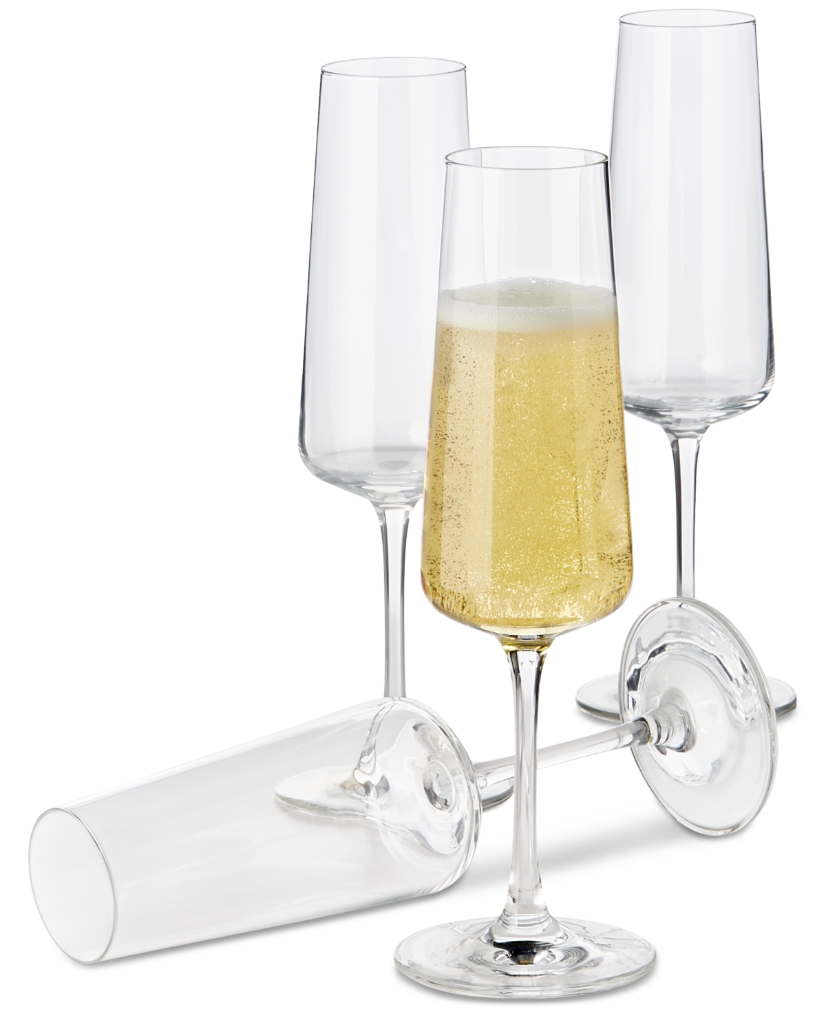 THE CELLAR FLUR COLLECTION 8.79-OZ. STEMMED CHAMPAGNE GLASSES, SET OF 4, EXCLUSIVELY AT MACY'S 
