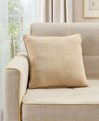 Sunham - Cotton Chambray Decorative Pillow, 18" x 18"