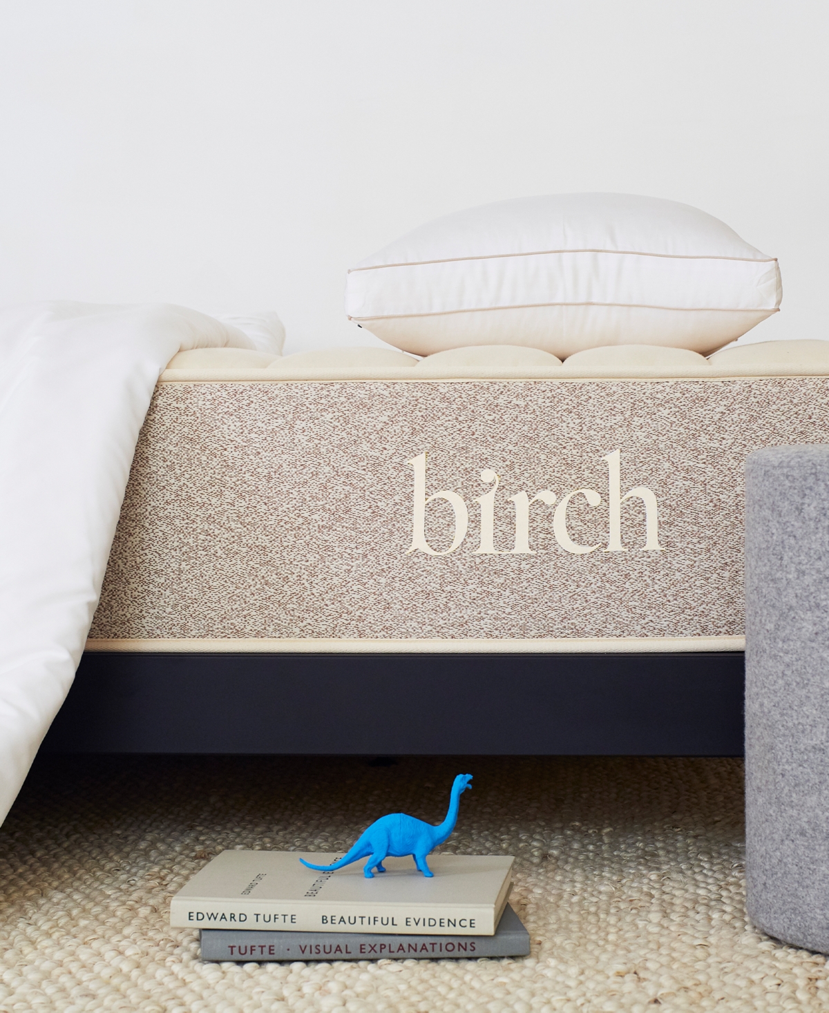 Brooklyn Bedding Birch Natural 11" Cushion Firm Mattress In Transparent