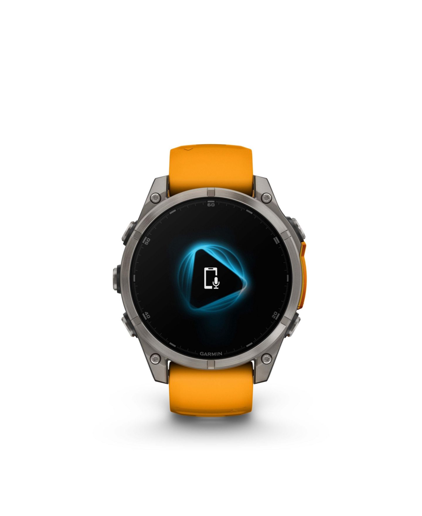 Часы Garmin Fenix 8 47mm, цвет: Оранжевый / Графитовый — фото 2