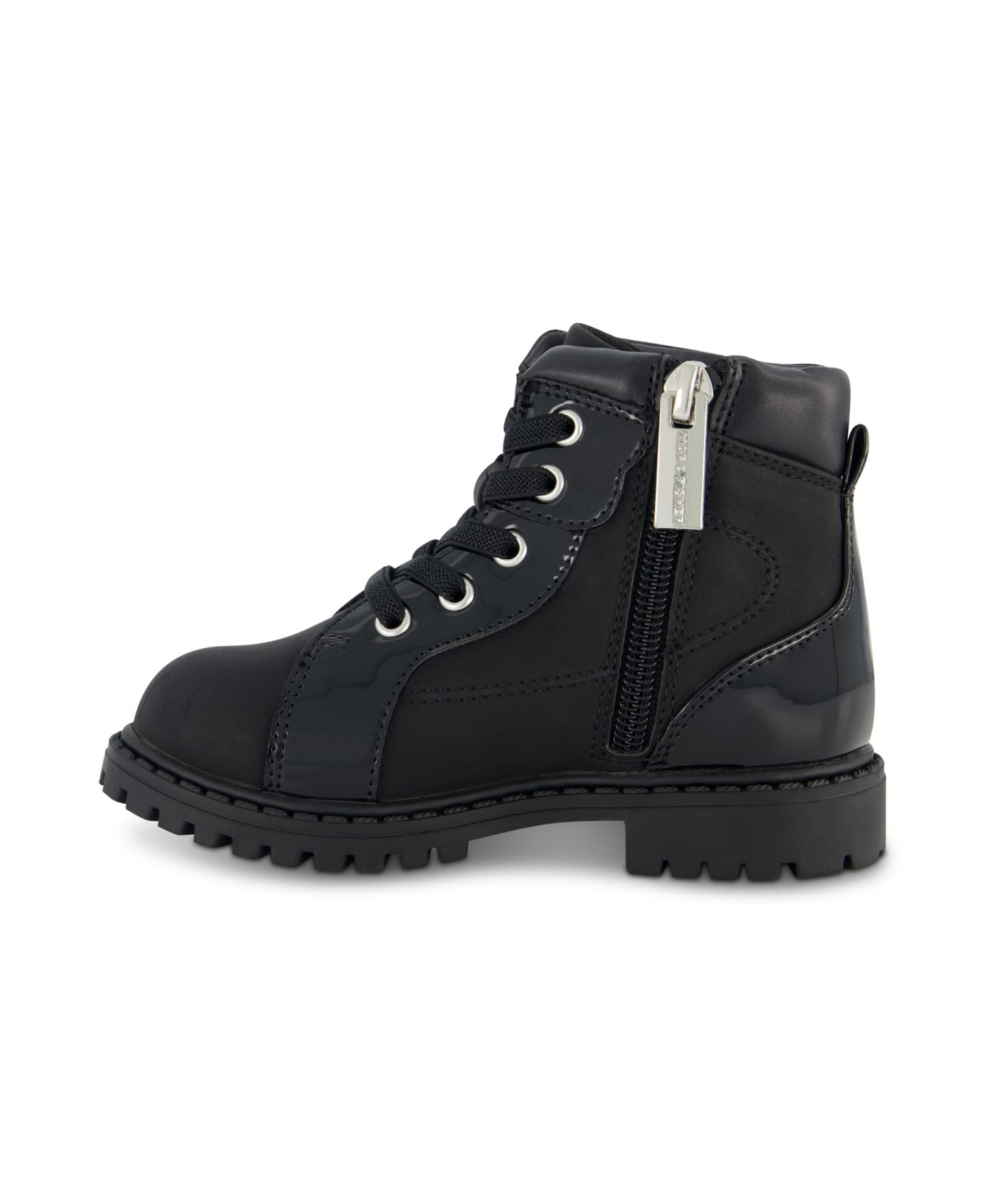 Ботинки Marc Fisher Erin Blythe Moto Boot для девочек-малышей, цвет: Чёрный — фото 3