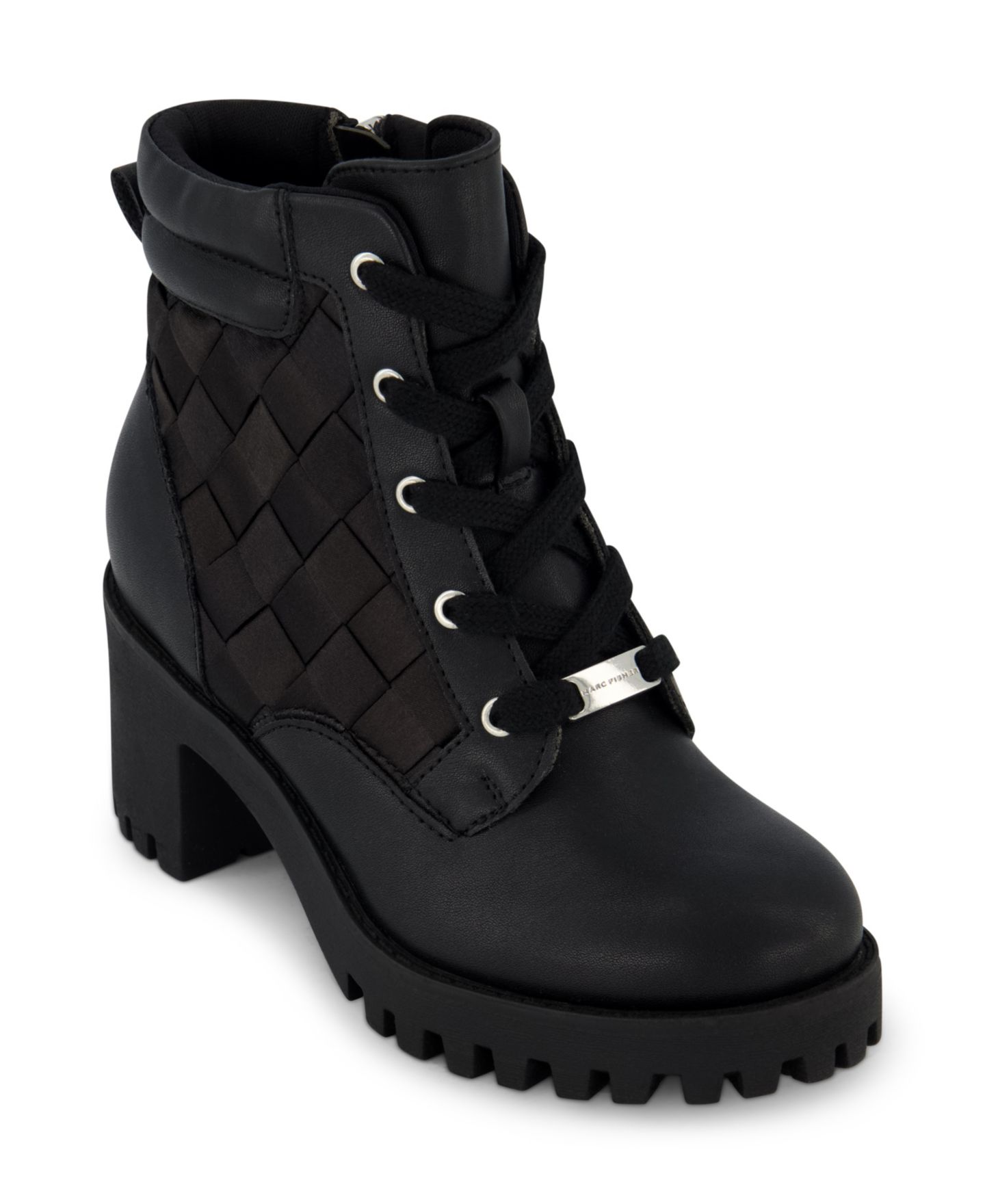 Ботинки Marc Fisher Markiva Weave Ankle Boot для девочек, цвет: Чёрный — фото 1