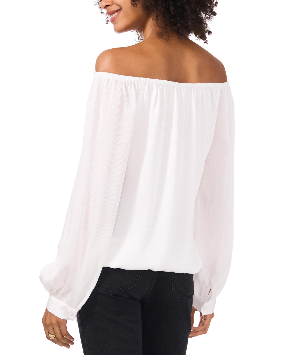 Vince Camuto Women's Off-The-Shoulder Tie-Hem Top
