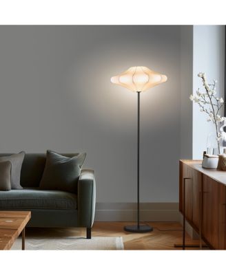 Atlas 67" Modern LED Floor Lamp with Resin Shade