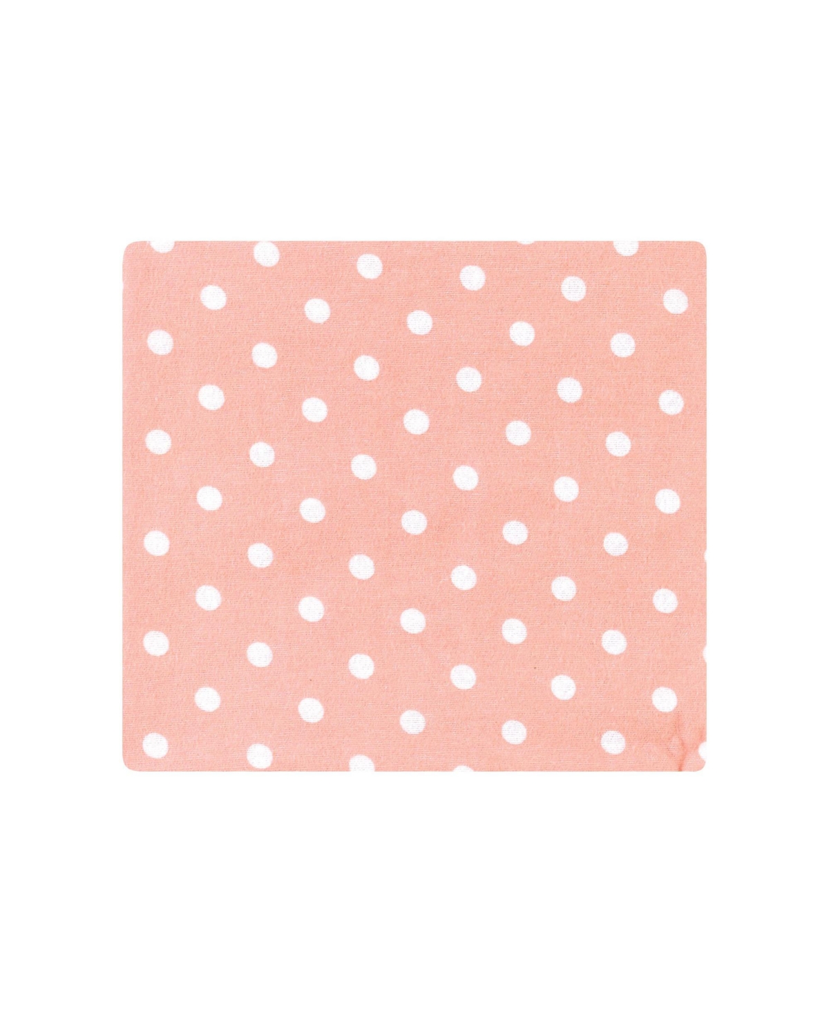 Hudson Baby Infant Girl Cotton Poly Flannel Receiving Blankets Bundle, One Size - Sweet peach