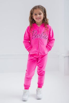 Toddler Girls Velour Matching Family Zip Up Hoodie & Pants Outfit Set Adult
