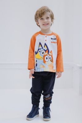 Toddler Boys Henley T-Shirt and French Terry Pants