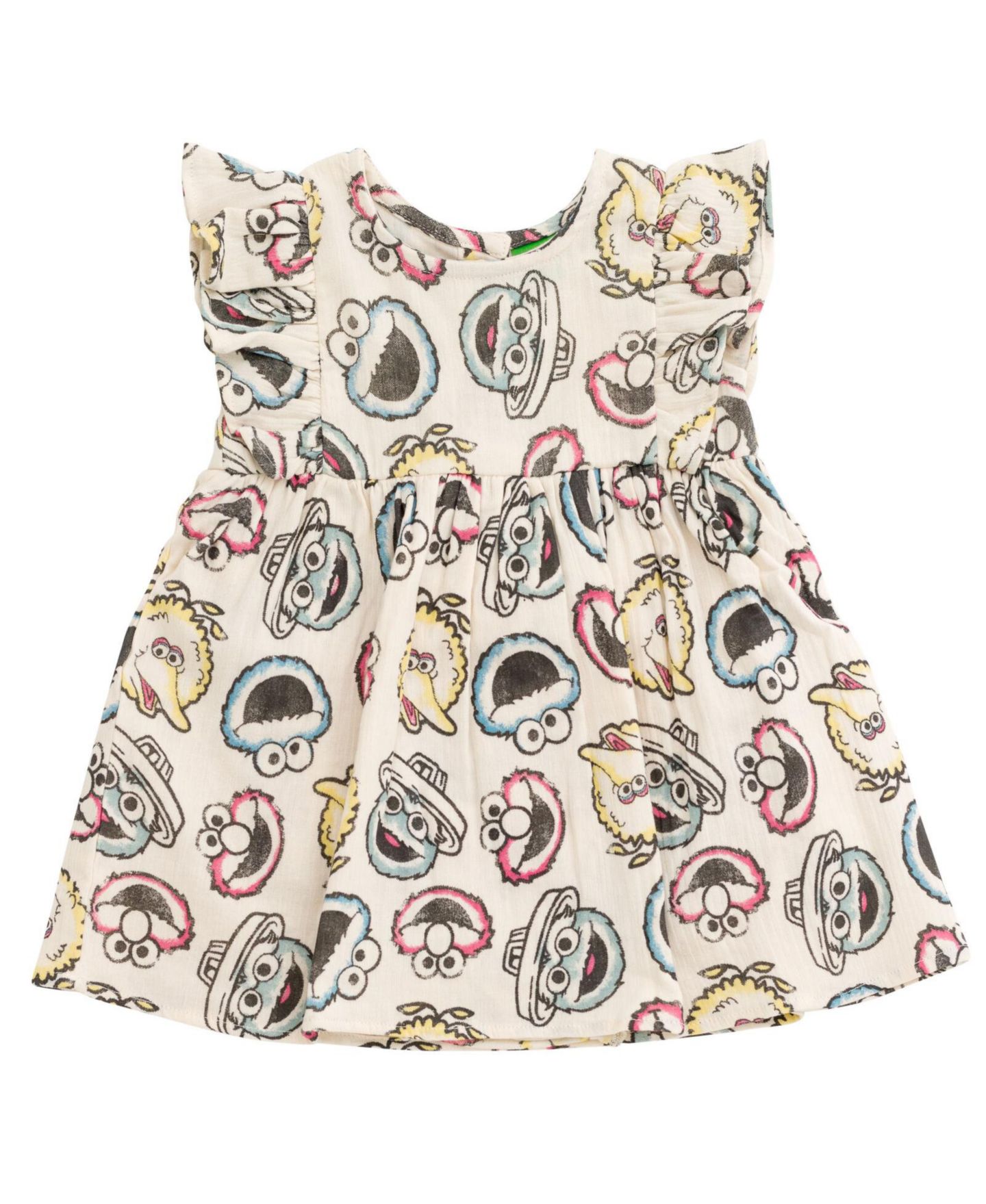 Комбинезон Sesame Street Cotton Gauze Matching Family Short Overalls для девочек-малышей, цвет: Dress — фото 1