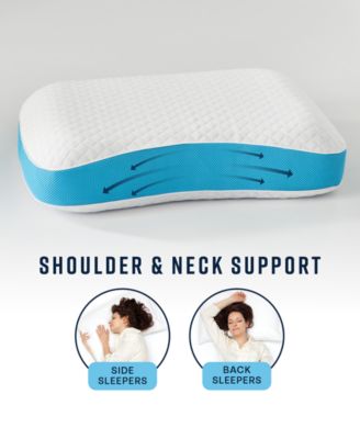 Side and Back Sleeper Gel-Infused Memory Foam Pillow, Jumbo