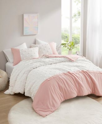 Shay Clip Jacquard 3-Pc. Comforter Set, King/California King