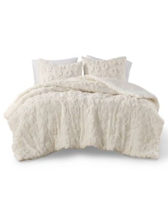 Larissa Chenille 3-Pc. Duvet Cover Set, King/California King