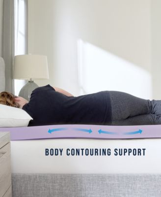 3" Lavender Infused Memory Foam Mattress Topper, California King