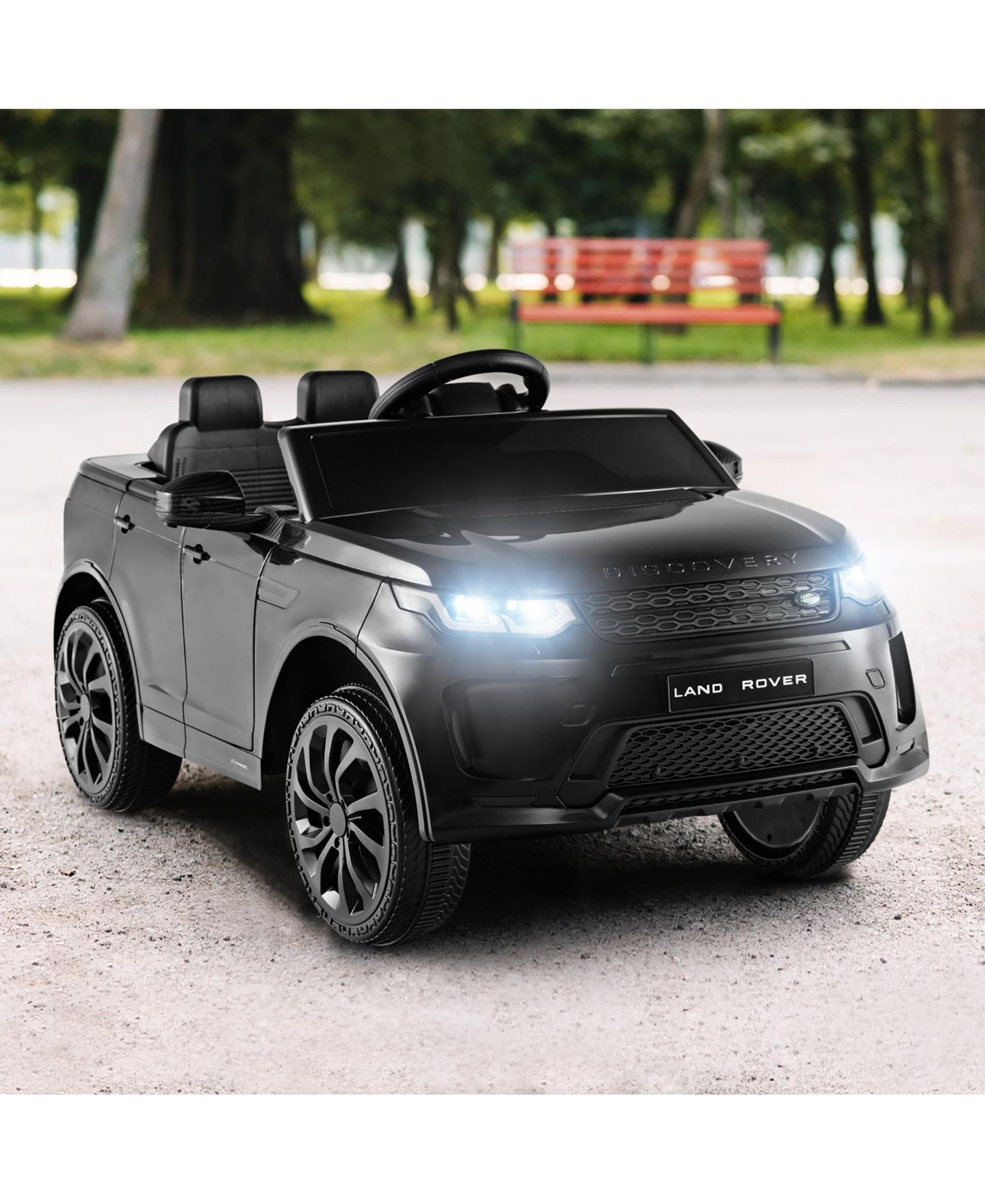 Детская игрушка Gymax Discovery Licensed Land Rover 12V Electric Ride-On Car with Remote Control, Ages 3-7, цвет: Чёрный, вариант 1 — фото 2