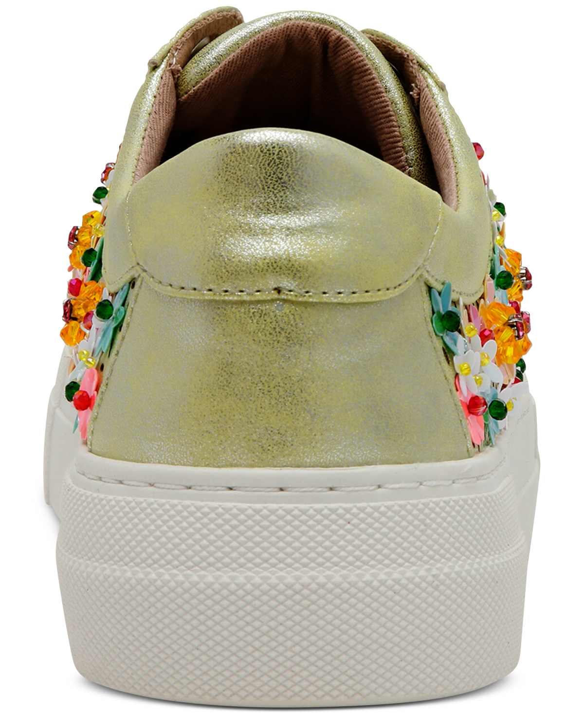 Betsey Johnson Women's Rommy Ditzy Floral Platform Sneakers In Lime Multi