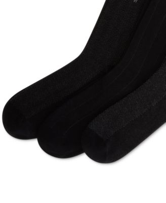 Men's 3-Pk. Classic Gents Patterned Dress Socks 