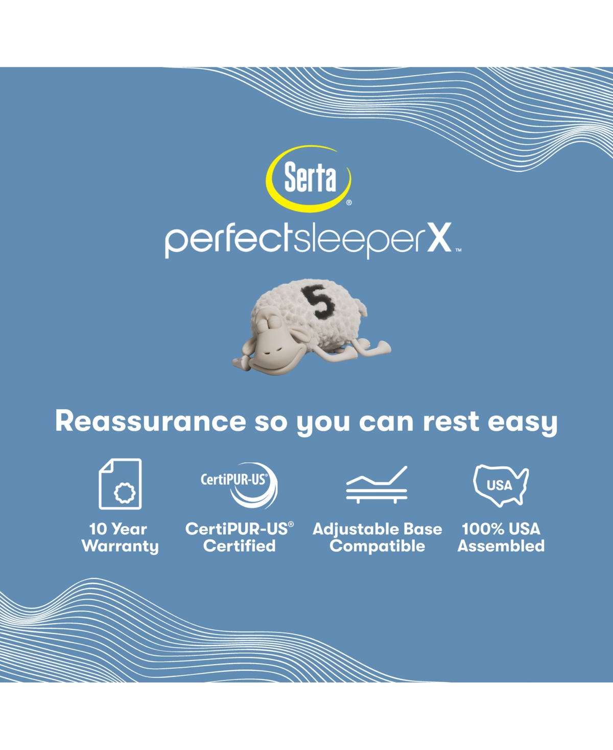 Serta Perfect Sleeper X Max Plush Pillow Top 15" Quilted Hybrid Mattress Set In No Color