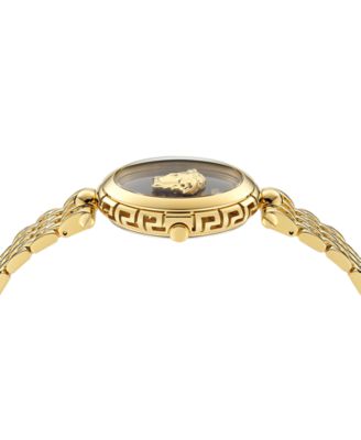 Women's Swiss Medusa Heritage Gold Ion Plated Bracelet Watch 38mm