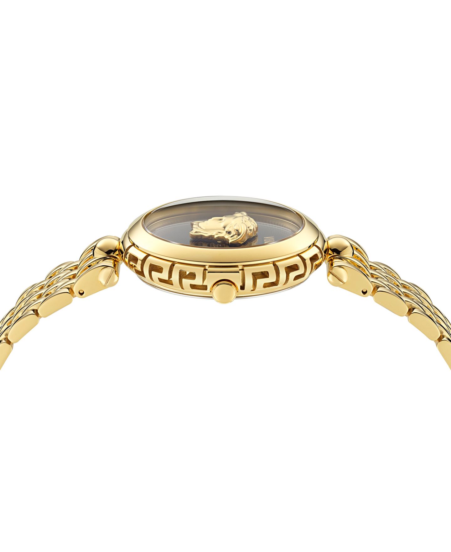 Женские часы Versace Swiss Medusa Heritage Gold Ion Plated Bracelet Watch 38mm — фото 4