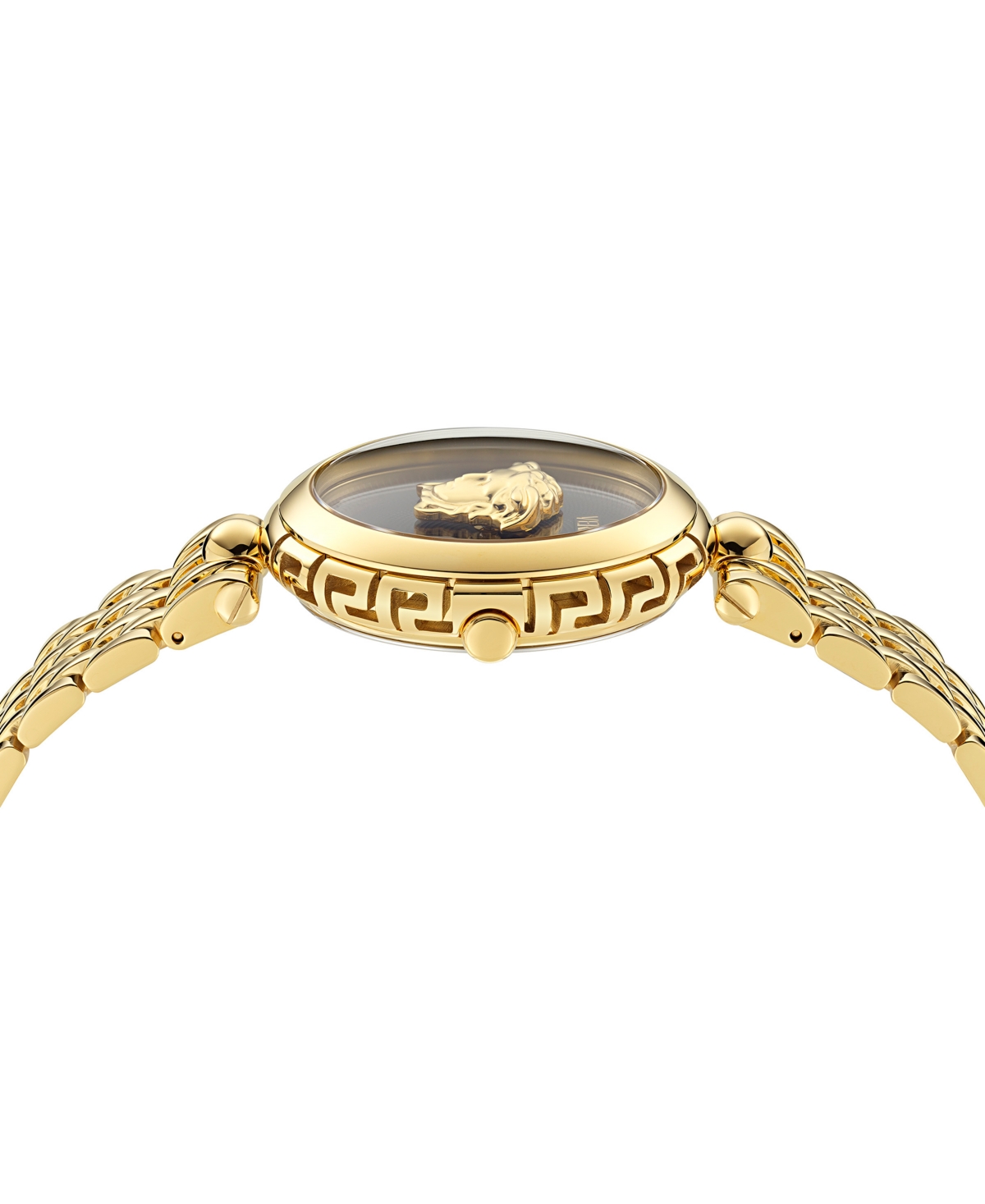 Versace Medusa Heritage 38mm In Ip Yellow Gold