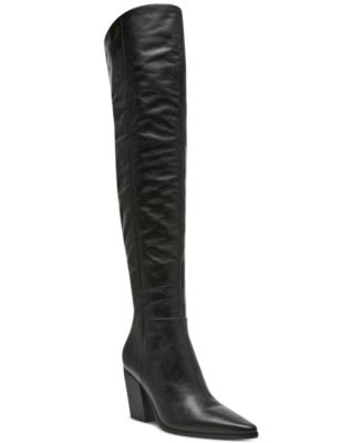 Steve madden black croc boots fashion