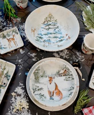 Winter's Frost Soup Bowls, Set of 4