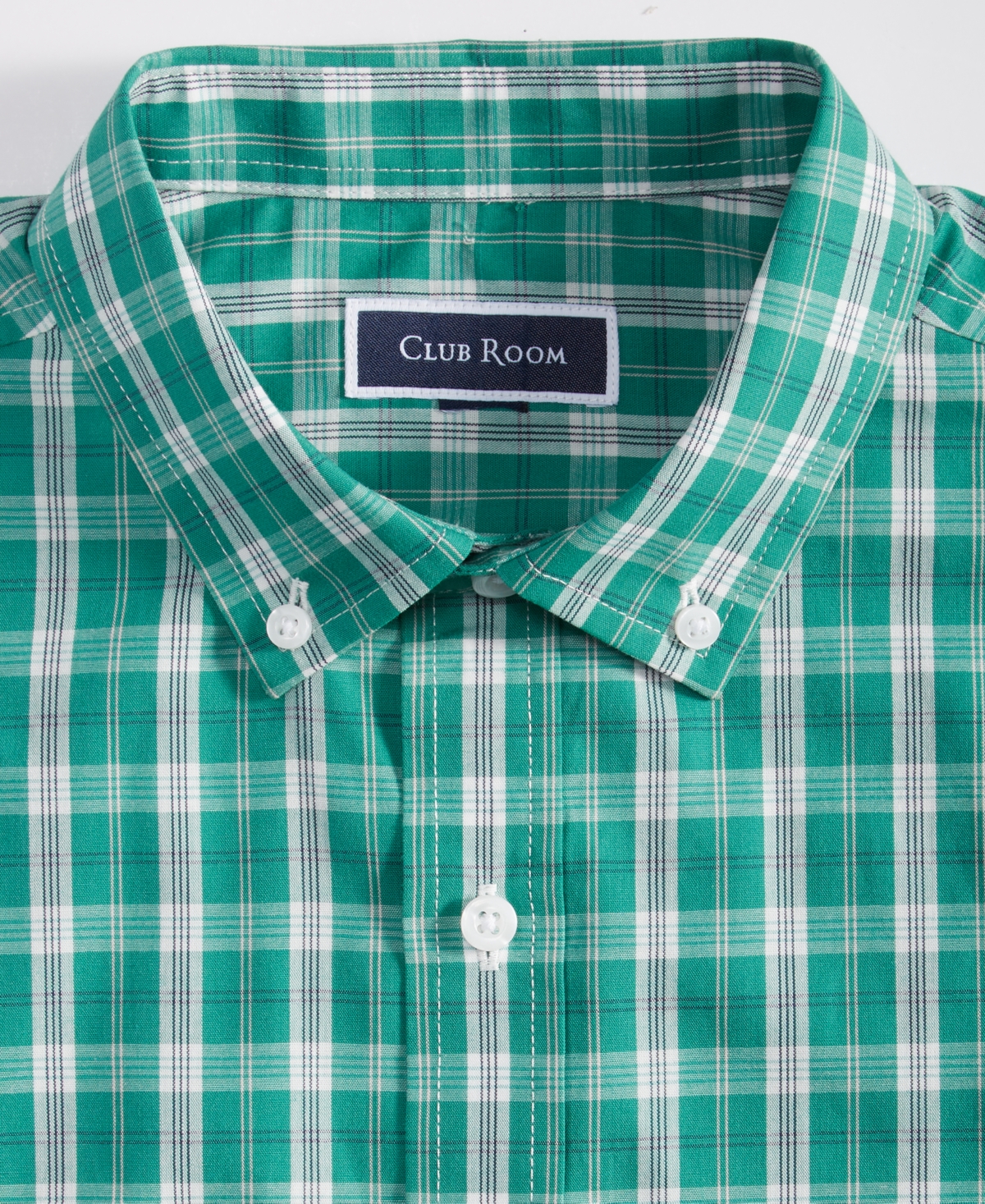 Club Room Men's Reno Regular-Fit Plaid Button-Down Shirt, Created for Macy's