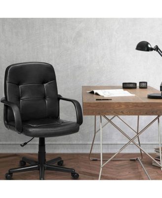 Ergonomic Office Chair with 360-degree Wheels