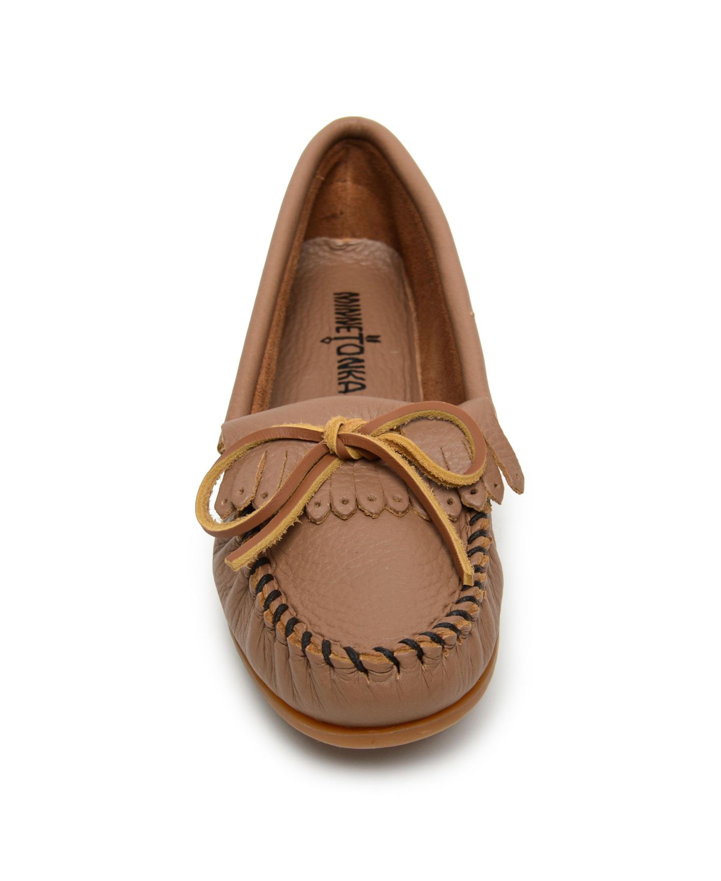 Женские мокасины Minnetonka Kilty из оленьей кожи, цвет: Мокко — фото 3