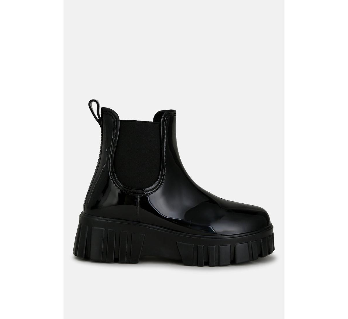 Jerico Chunky Chelsea Boots - Black