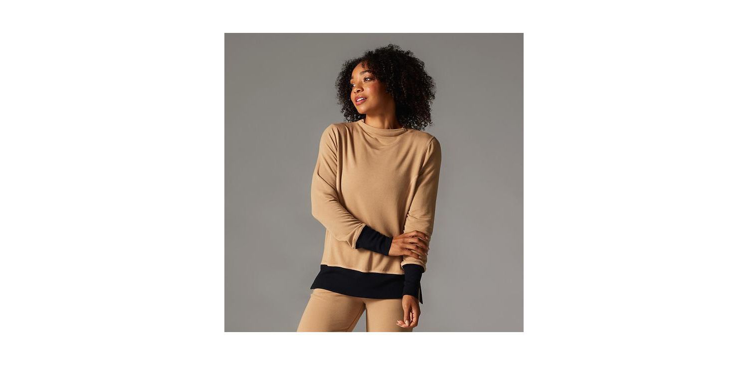 Women's Cozy Funnel Neck Sweatshirt