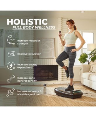 Fitboard 4D Vibration Plate Wellness Machine for Toning Weight Loss & Lymphatic Drainage, Oscillation Therapy Platform - SF-VP822058