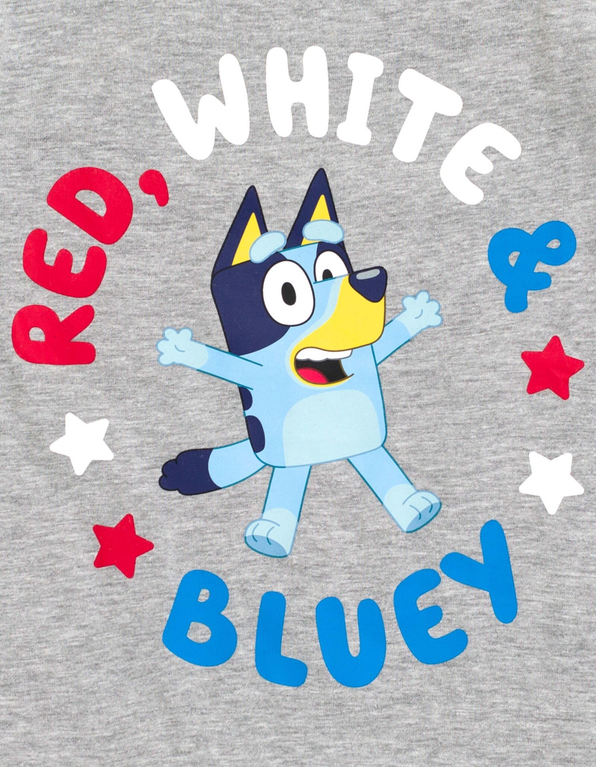 Bluey Little Boys T-Shirt -/ 4th of july